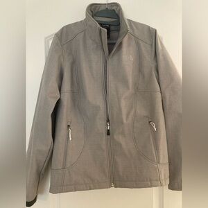 The North Face grey, water resistant jacket